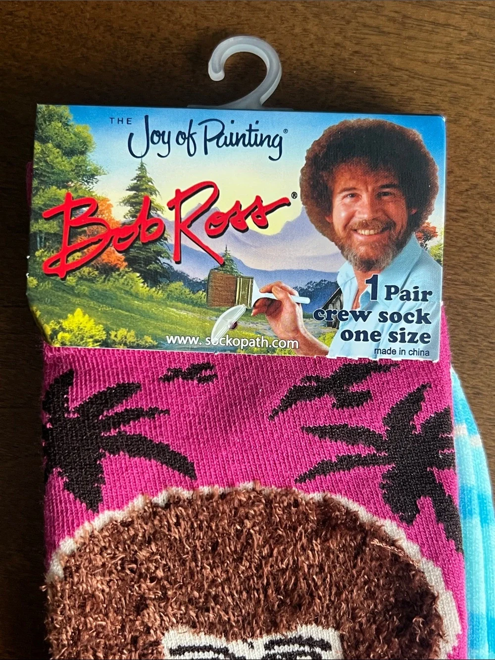 Bob Ross The Joy of Painting Crew Socks
